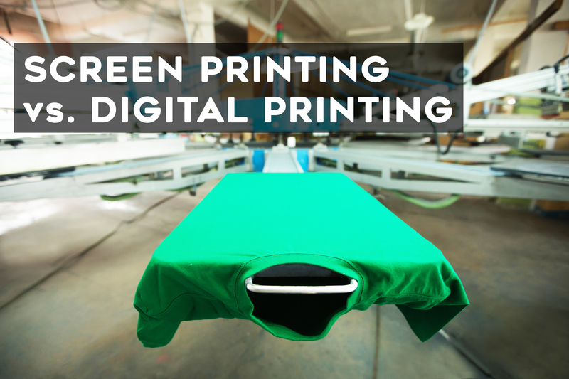 Screen printing VS Digital printing on textile